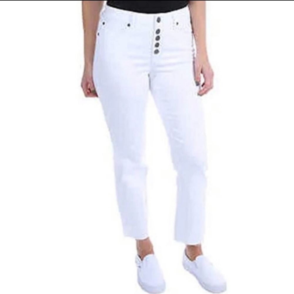 Kenneth Cole White Wash Jeans Sz 4